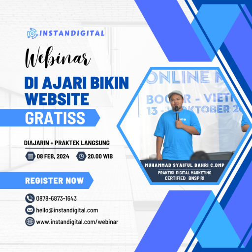 Teal Modern Online Business Webinar Instagram Post